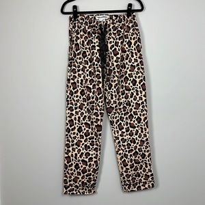 Pajama Mania Size S 100% cotton flannel LEOPARD